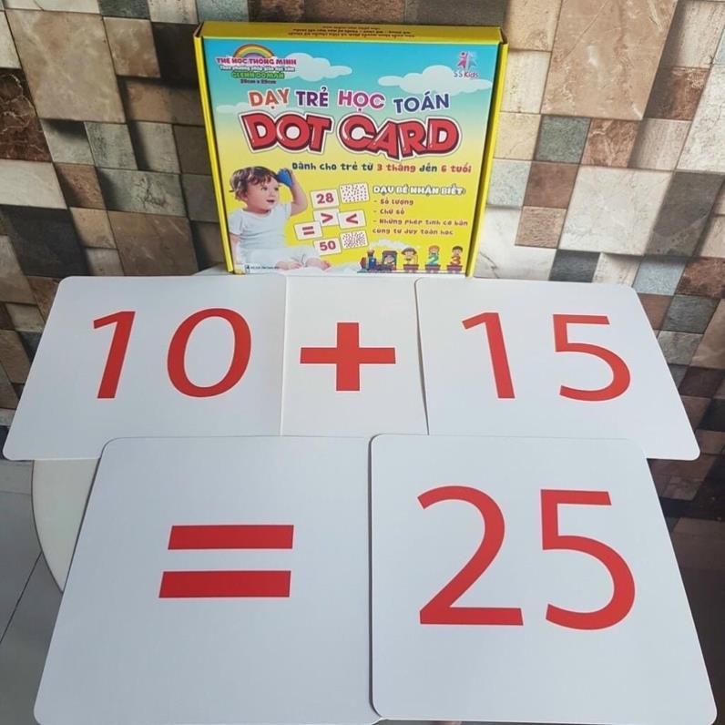 BỘ THẺ DẠY BÉ TOÁN DOT CARD