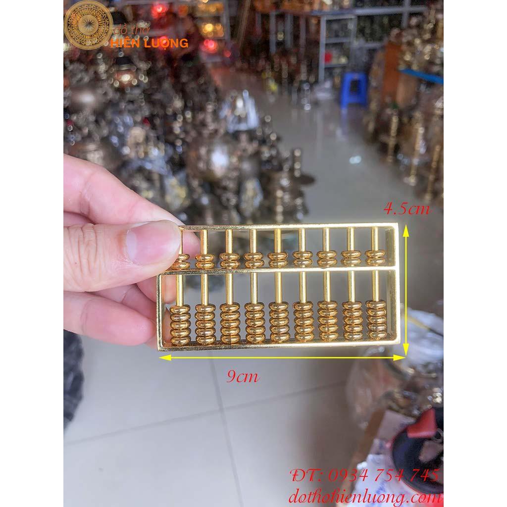 Bàn Tính Phong Thủy Bằng Đồng Thau Cỡ Nhỏ