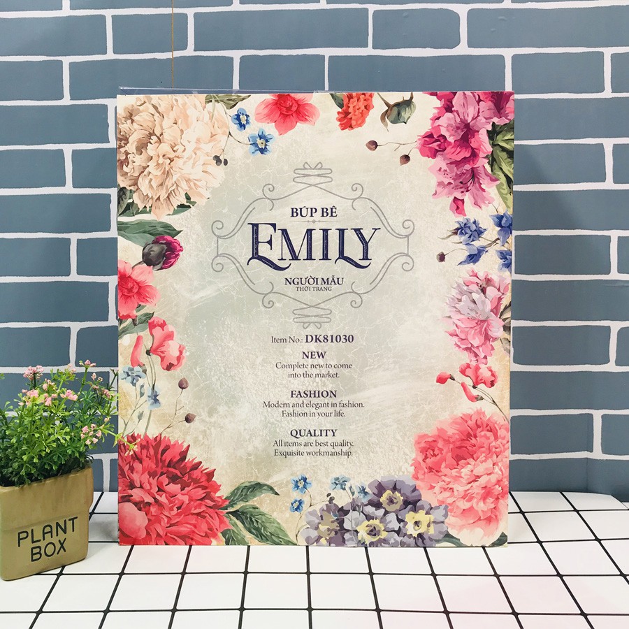 Đồ Chơi Búp Bê Cho Bé - Búp bê Emily - Người mẫu thời trang DK 81030