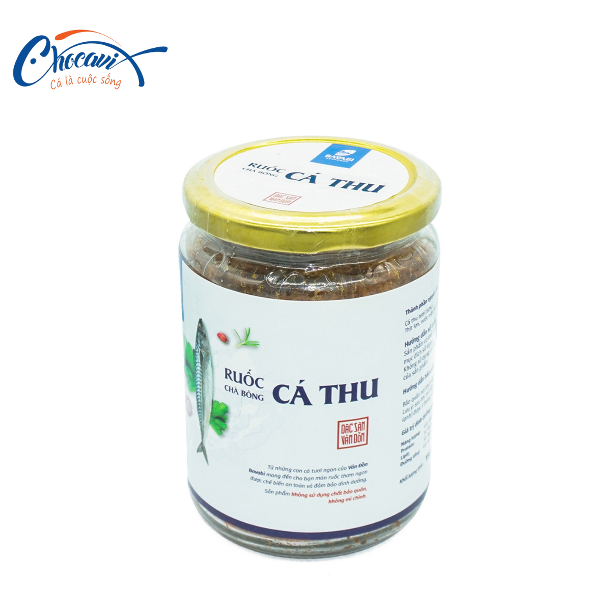 Hũ 150Gr Ruốc Cá Thu BAVABI Thực Phẩm Ăn Liền Đặc Sản Quảng Ninh