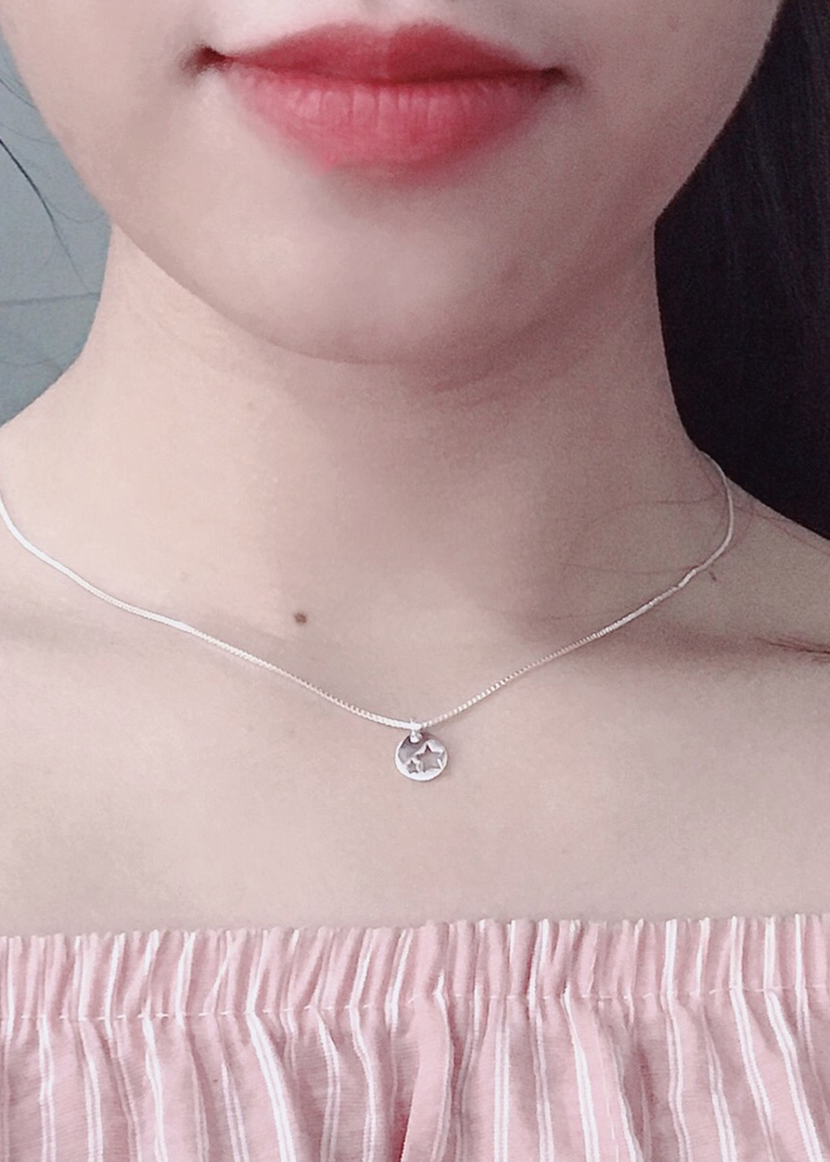 Dây chuyền bạc mặt ngôi sao - Ngọc Quý Gemstones