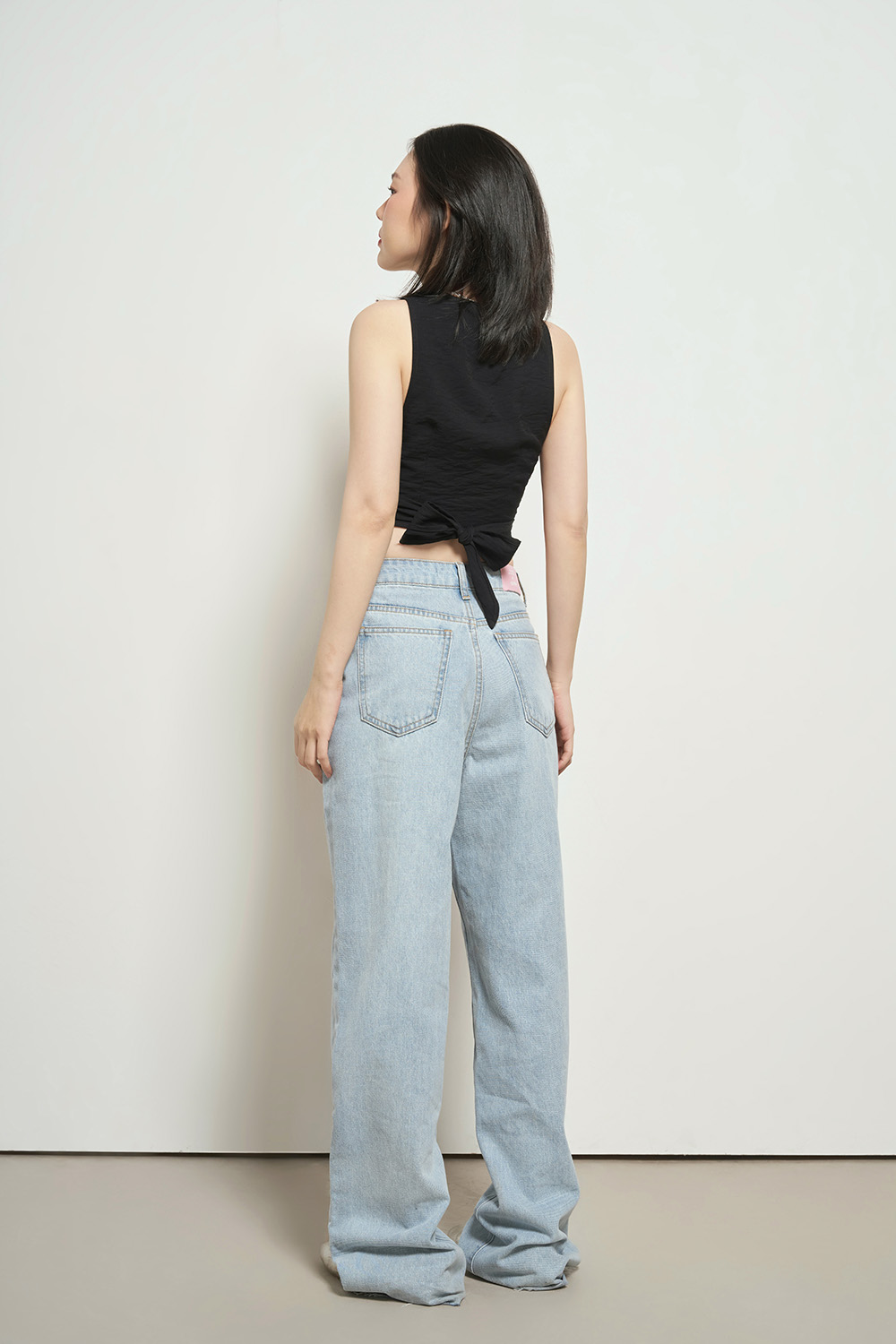 DOTTIE - Quần jeans ống rộng nữ - Q0260