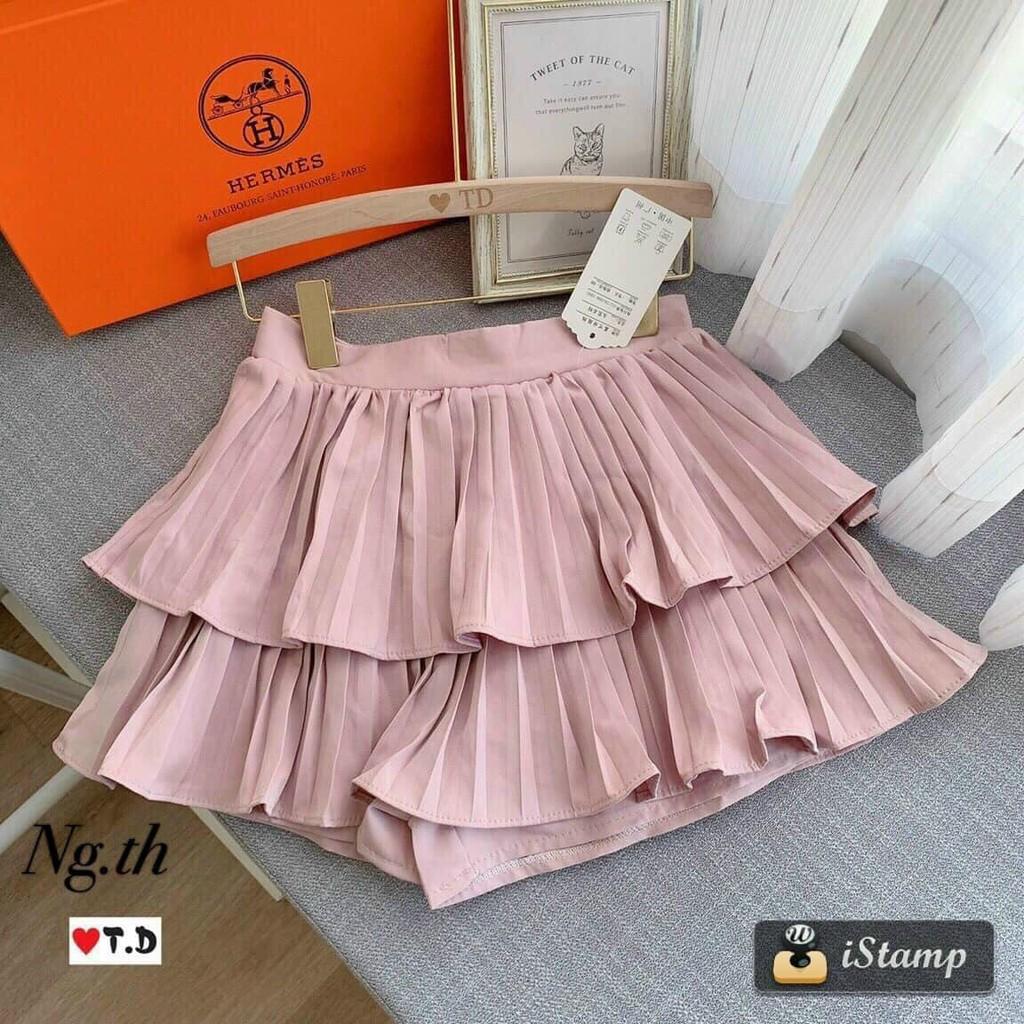 Chân váy xếp ly ngắn 4 màu siêu hot 9969 chân váy nữ
