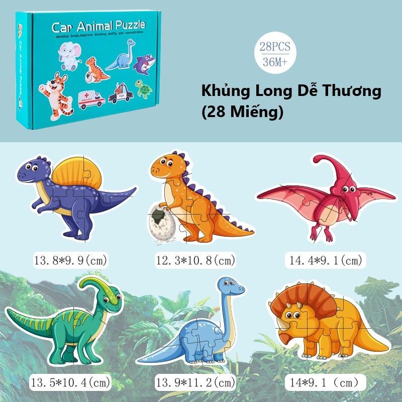 Tranh Ghép Hình Puzzle Cho Bé, Miếng Ghép Giúp Tăng Tư Duy Chí Tưởng Tượng Cho Bé