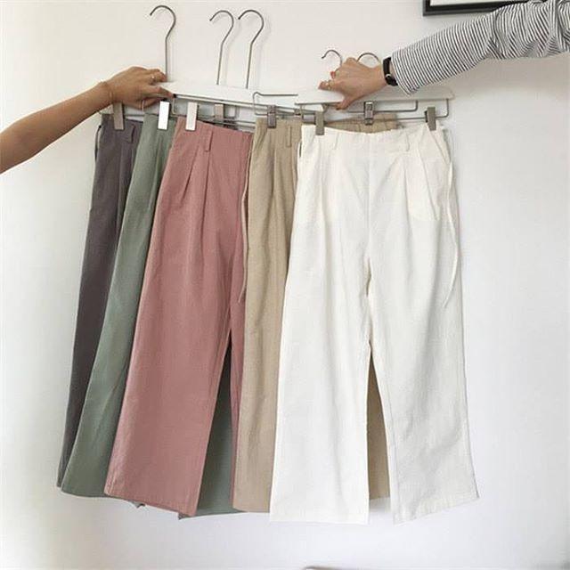 (Có sẵn)Baggy lưng cao ulzzang
