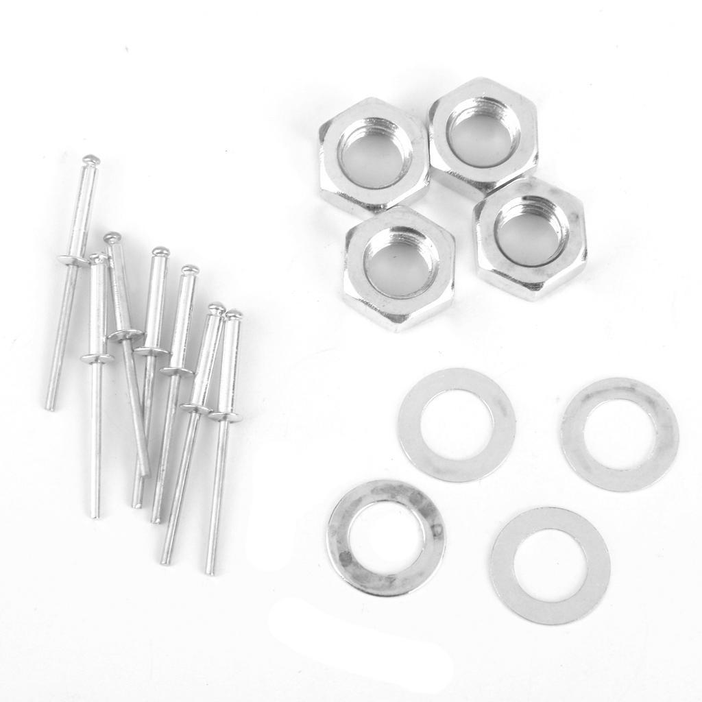 Hood Pin Black+Silver Racing Lock Kit Set Pair