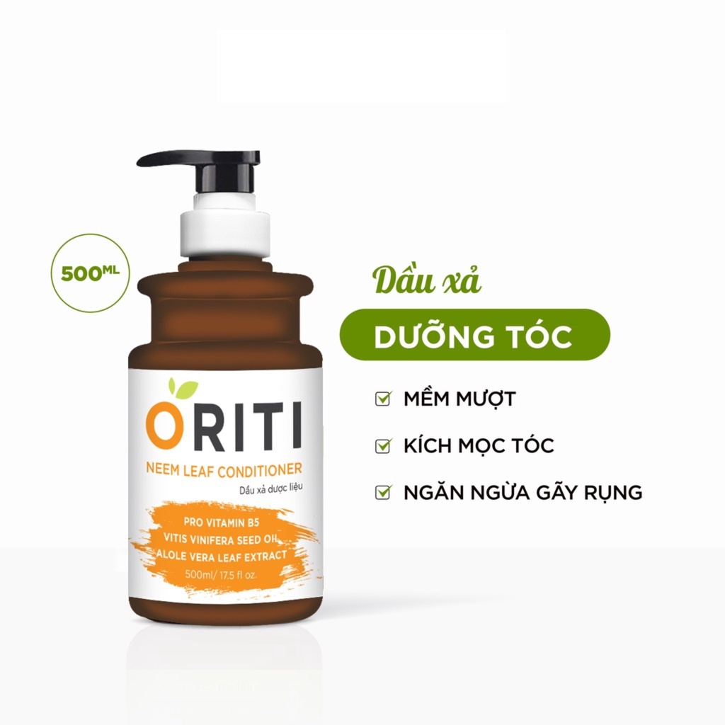 Dầu Xả Dưỡng Tóc Oriti Mee Natural Phục Hồi Ngăn Rụng Dưỡng Tóc Suôn Mượt 500ml