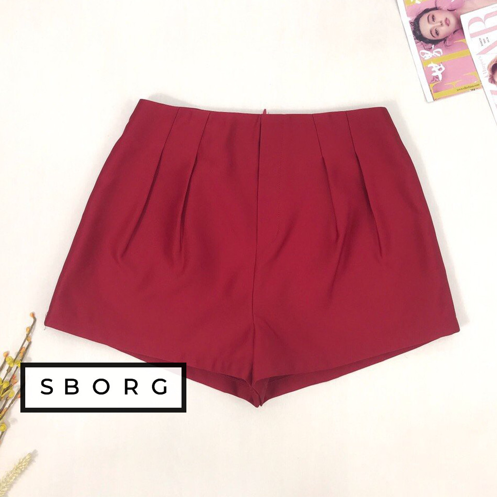 Quần short nữ SBORG quần nữ thời trang chất vải tapta cao cấp form quần thoải mái, kiểu dáng đáng yêu cute freesize dưới 55kg quà tặng vợ, thoải mái mặc đi chơi với bạn bè