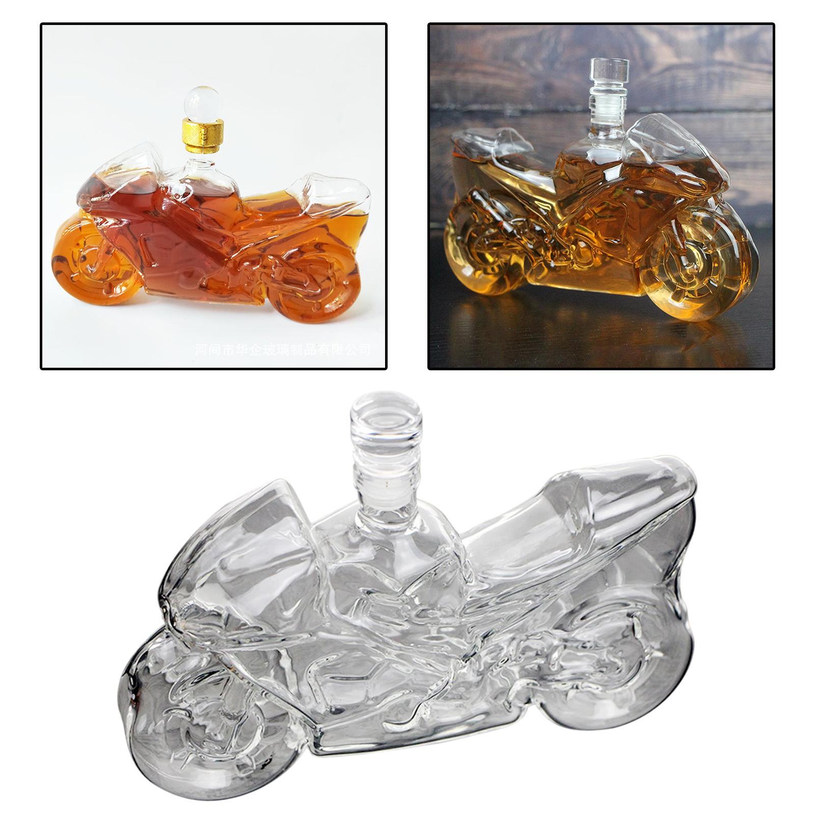 Liquor Decanters Unique High Borosilicate Glass Clear for Holiday Gifts