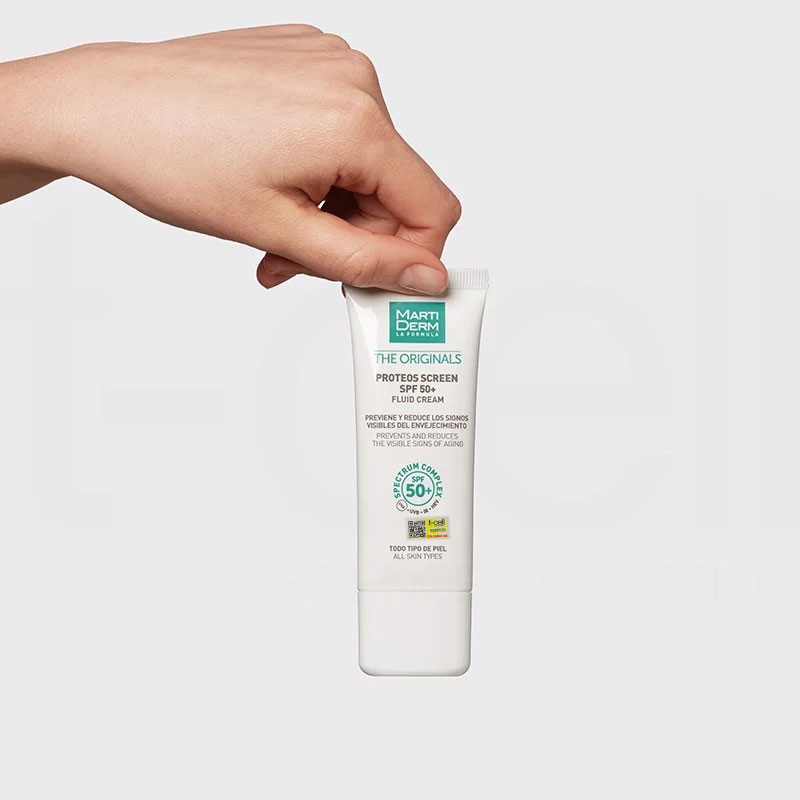 Kem Chống Nắng Phổ Rộng Toàn Diện Ngừa Lão Hóa, Phòng Chống Nám Quay Lại - MartiDerm The Originals Proteos Screen SPF50+ 40ml