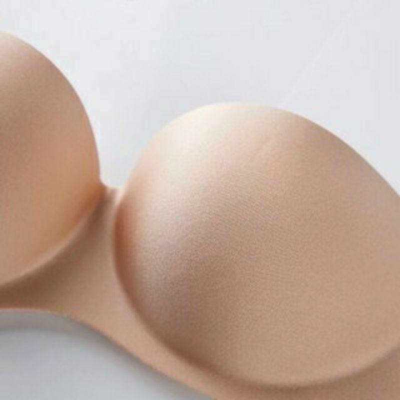 Áo ngực không dây cúp ngang mặc áo đầm hở lưng, hở vai