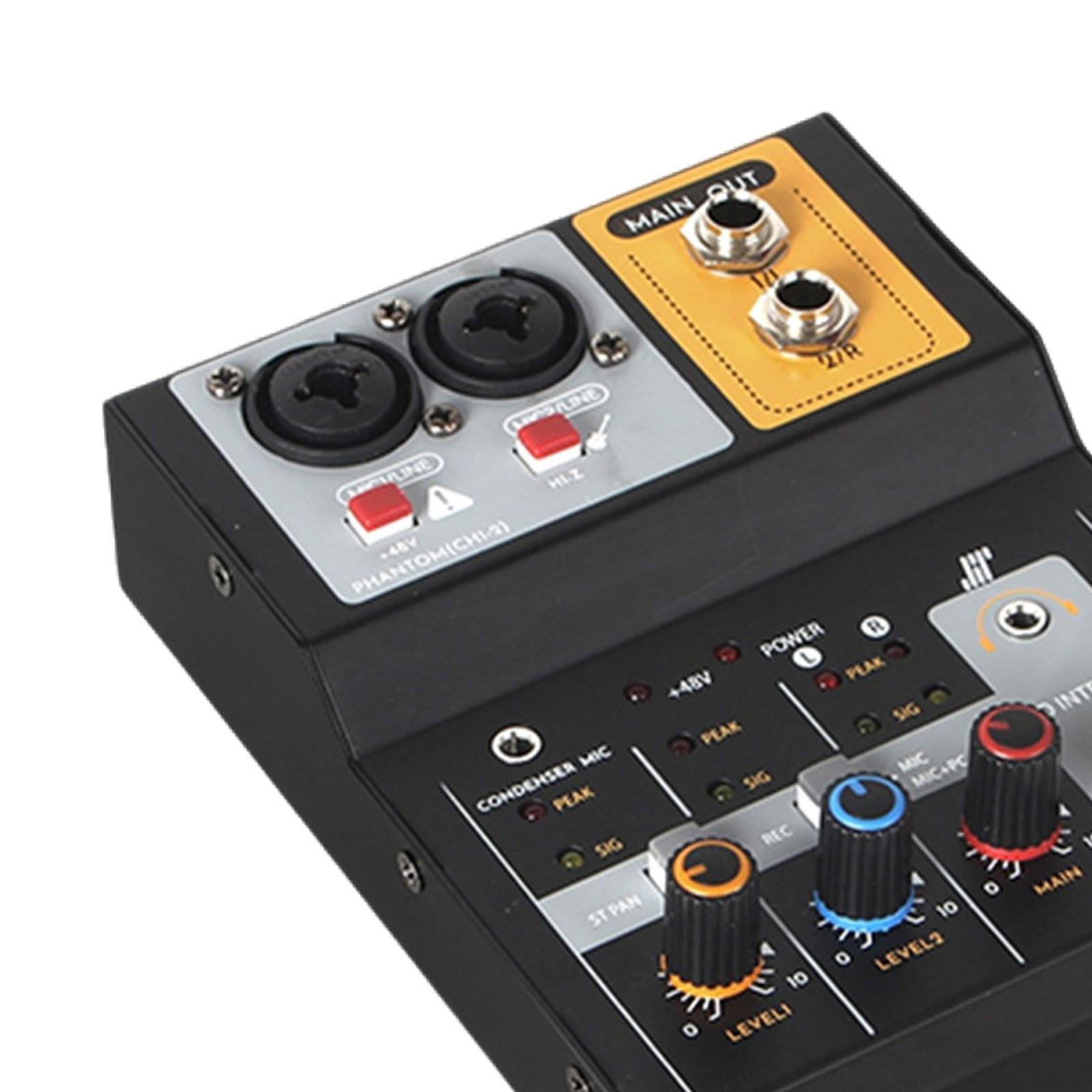 Mini Audio Mixer Audio Mixer Controller for Party Recording Studio Show