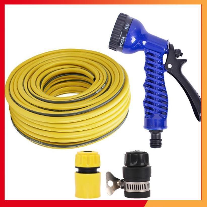 Bộ dây tăng áp 3 lần vòi xịt nước rửa xe, tưới cây loại 7-10m 206843