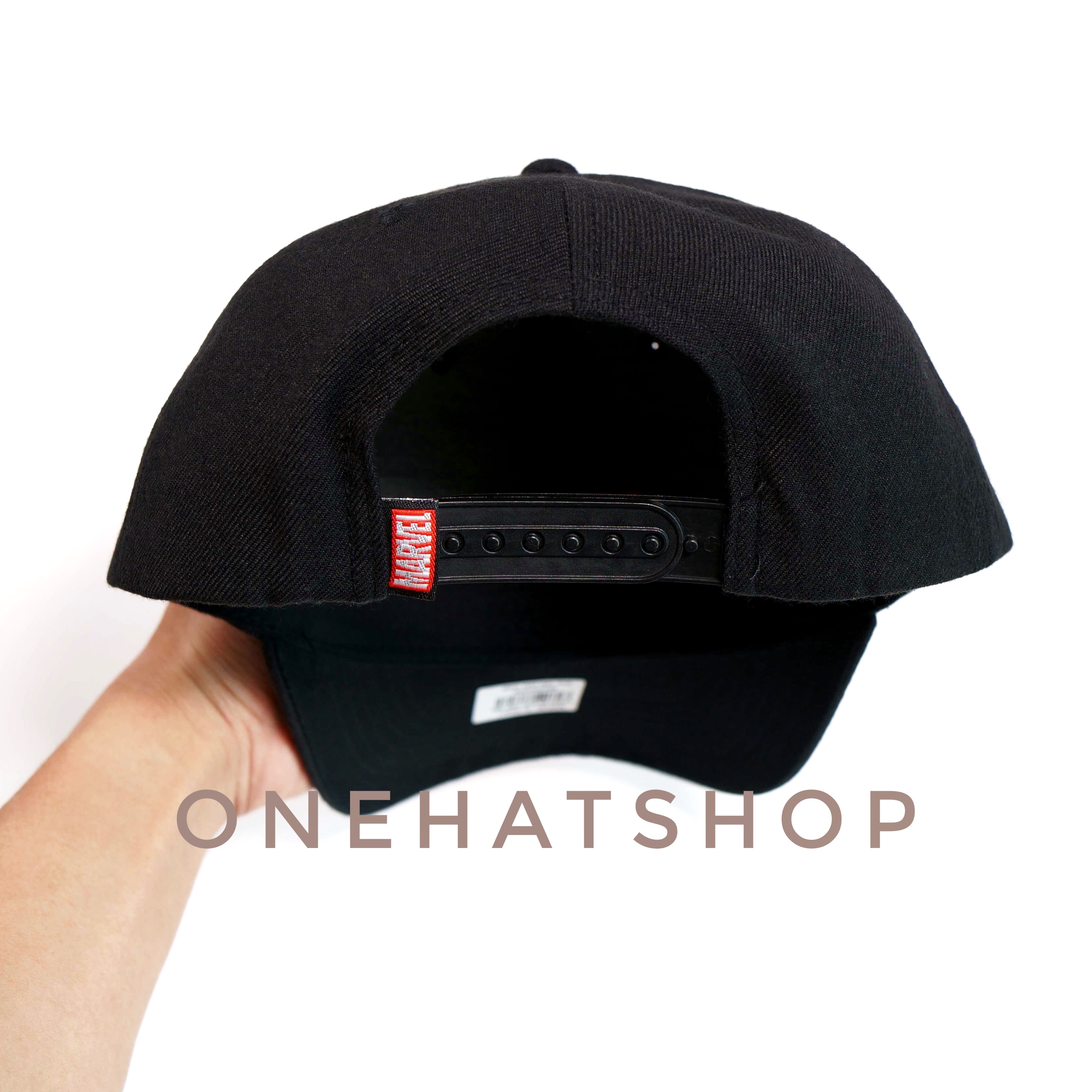 Nón lưỡi trai baseball cap logo Marvel fom cứng xịn đẹp