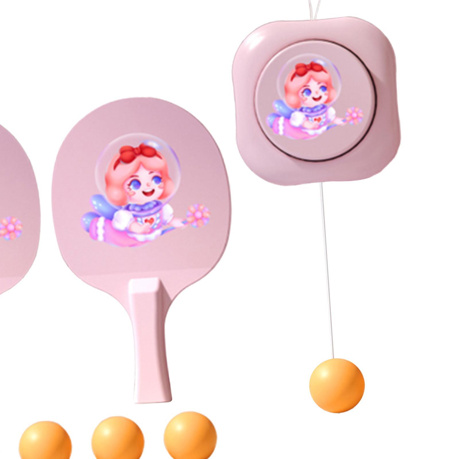 Hanging Table Tennis Trainer Set Training Device for Beginners Children Kids