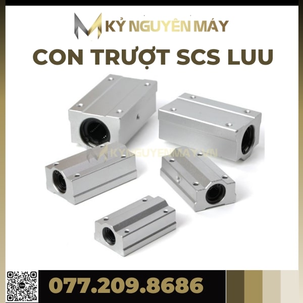 Con Trượt SCS25LUU, SCS30LUU, SCS35LUU, SCS40LUU, SCS50LUU, Con Trượt Tròn SCS LUU, Bạc Trượt SCSLUU