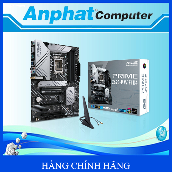 Bo mạch chủ Main ASUS PRIME Z690-P WIFI D4 Socket LGA 1700 - Hàng Chính Hãng