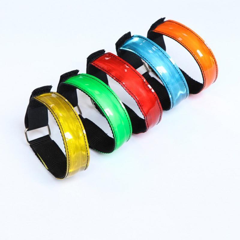 Outdoor LED Night Run Light Bracelet Safety Reflective Warning Light Armband Flashing Belt Reflective strip