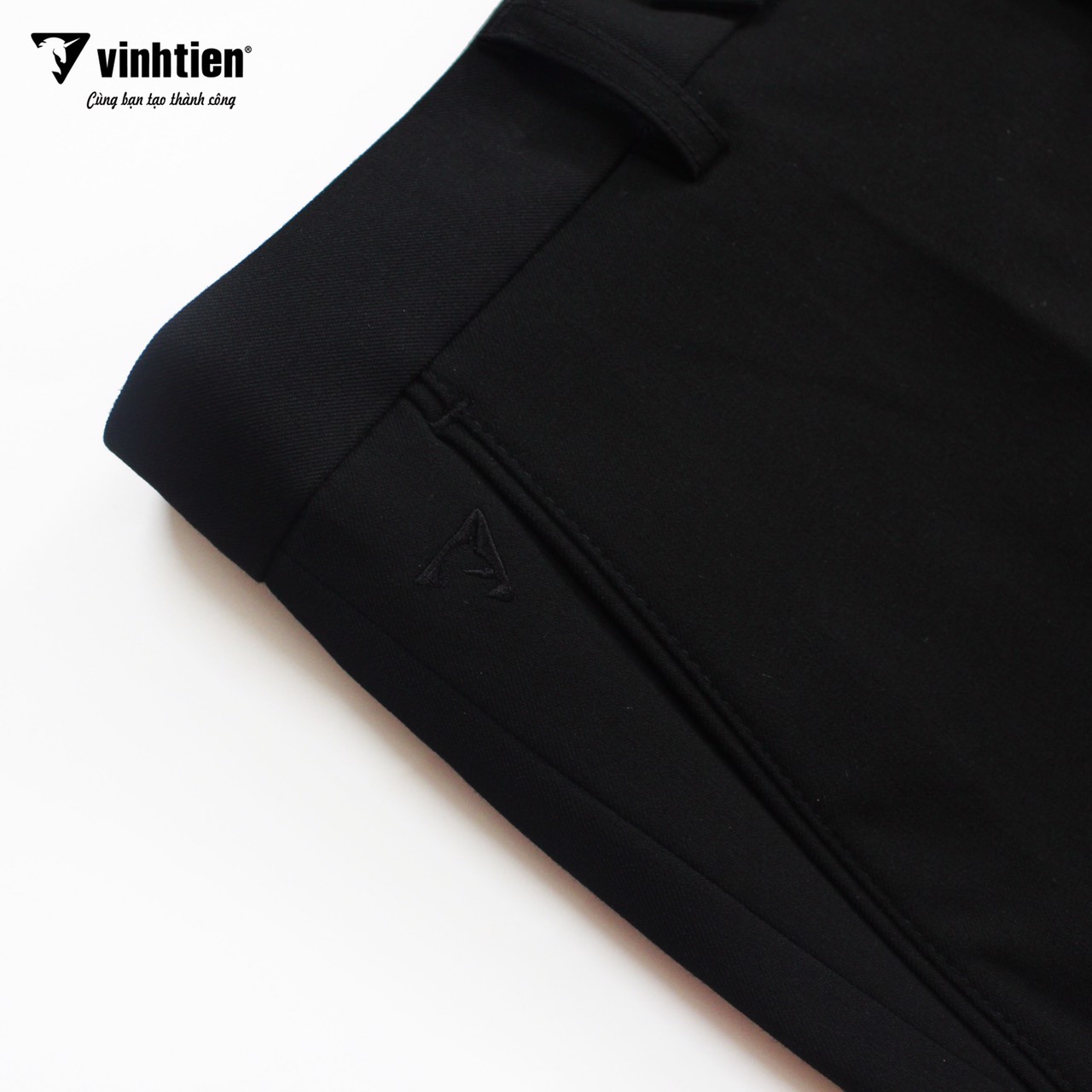 Quần Tây 0Ly Slimfit 482 Vĩnh Tiến - MIPS0001 - ĐEN