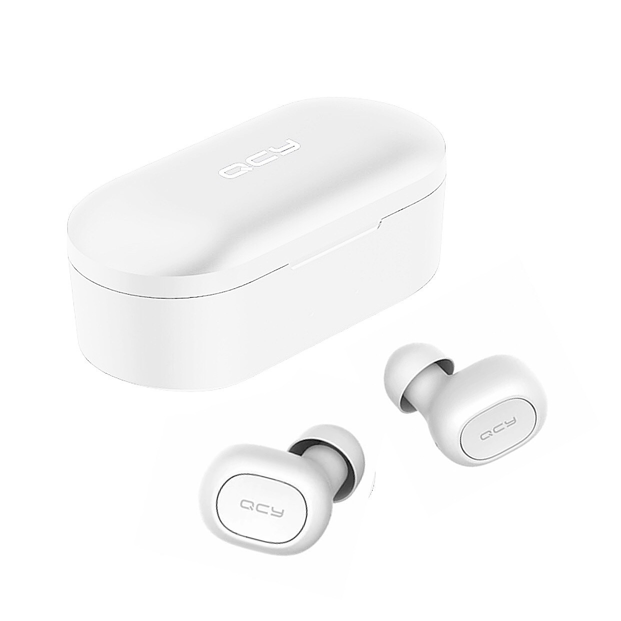 Tai Nghe Bluetooth Không Dây TWS Xiaomi QCY T2C (Trắng) v5.0 - Hàng chính hãng