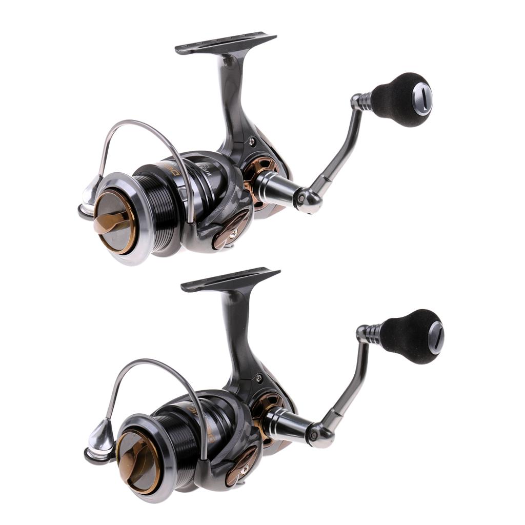 Bass Fishing Reel High Ratio 7.1:1 5+1BB Match Spool Spinning Reels