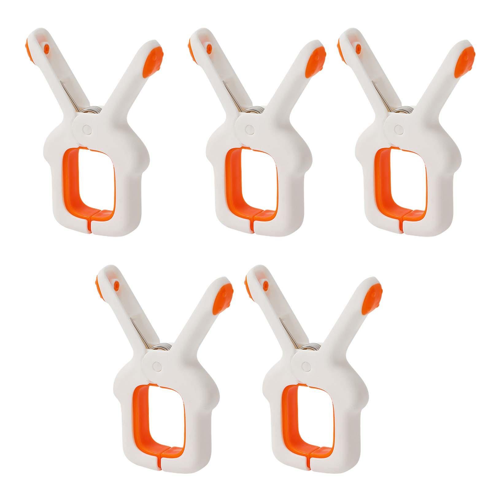 5 Pieces Quilt Clip, Clothes Drying Clip, Multipurpose, Large Clip Mouth, Laundry Clothespins, Towel Holder for Sheets Clothes Blanket Swimsuits