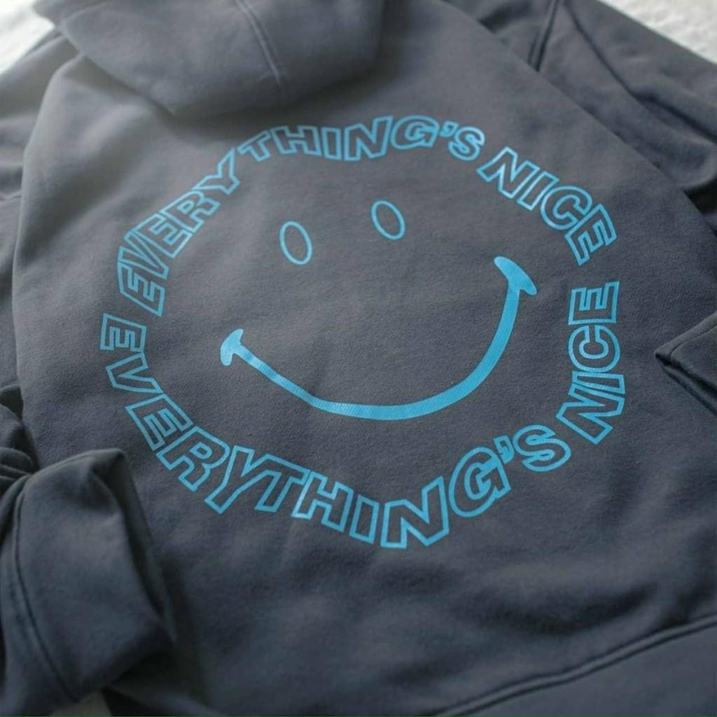 Áo Hoodie Zip - Áo Khoác Nỉ Bông Unisex Nam Nữ in SMILE Hàn Quốc HOT TREND Ulzzang