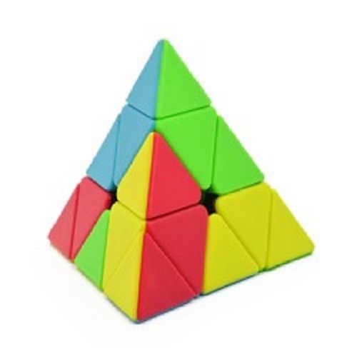 Đồ chơi rubik biến thể 3 tầng không viền màu sắc đẹp