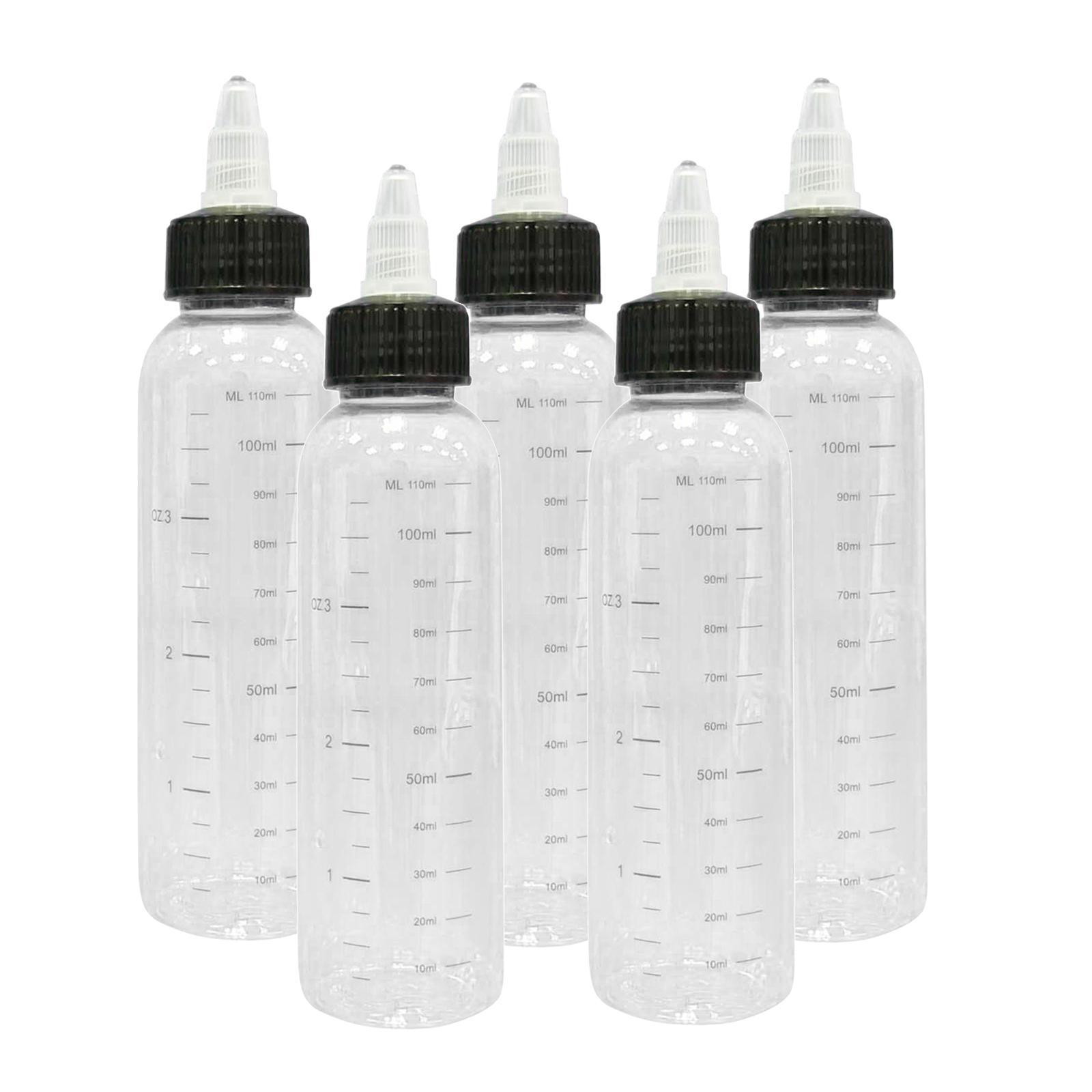 10pcs 120/250ml Tattoo Ink Bottle with Twist Hat + Scale