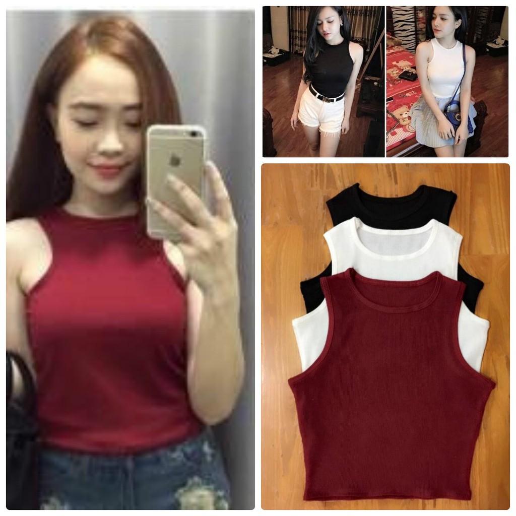 Áo Ba Lỗ Ngược Sexy, áo ba lỗ dáng croptop trẻ trung năng động