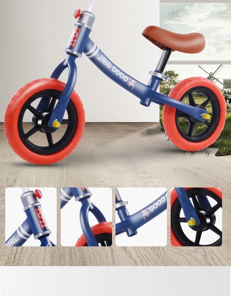 Xe thăng bằng cho bé vành đúc- xe chòi chân trẻ em 2-8 tuổi