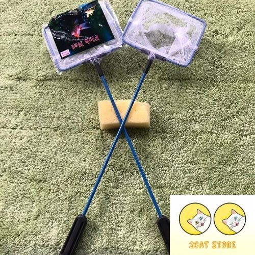 Vợt vớt cá , cán kim loại chắc chắn, đa dạng kích thước