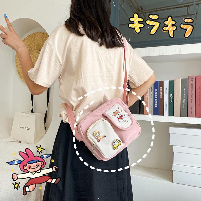 Women's Japanese Style All-Matching Canvas Bag Female Student Korean Style Crossbody