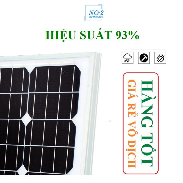 Tấm pin 35 x 67cm năng lượng mặt trời 30w, 35w - 12v sạc bình hoặc 18v