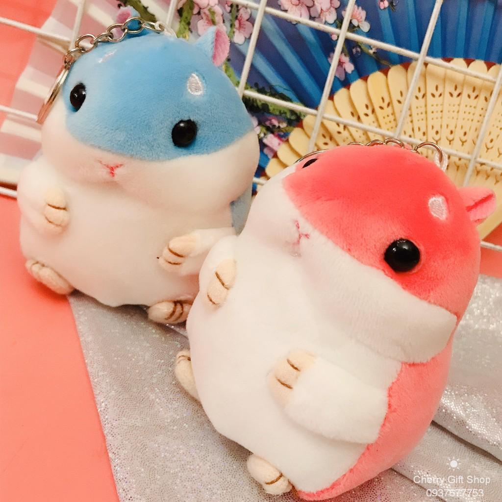 Móc Khóa Gấu Bông Chuột Hamster Dễ Thương Ảnh Thật