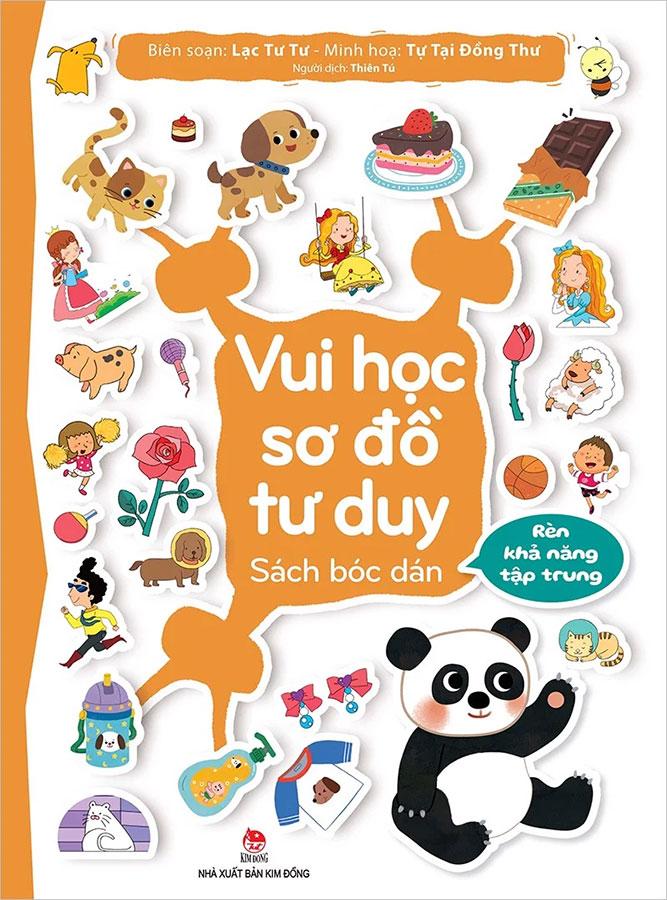 Vui Học Sơ Đồ Tư Duy - Sách Bóc Dán Rèn Khả Năng Tập Trung