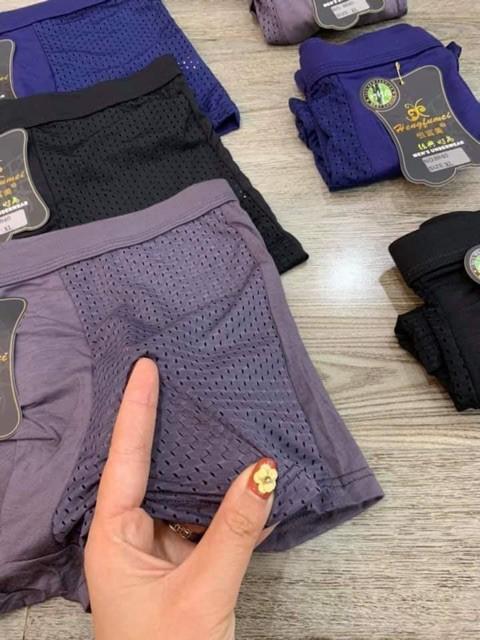 Quần Lót Nam Combo 5 chiếc sịp đùi - chéo nam thông hơi, hàng VNXK