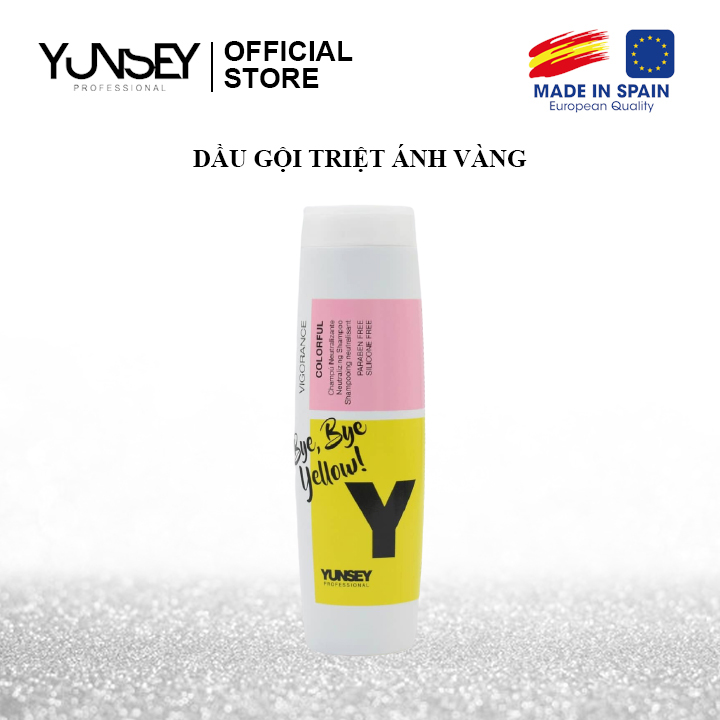 Dầu gội triệt ánh vàng Yunsey Bye-Bye Yellow Shampoo