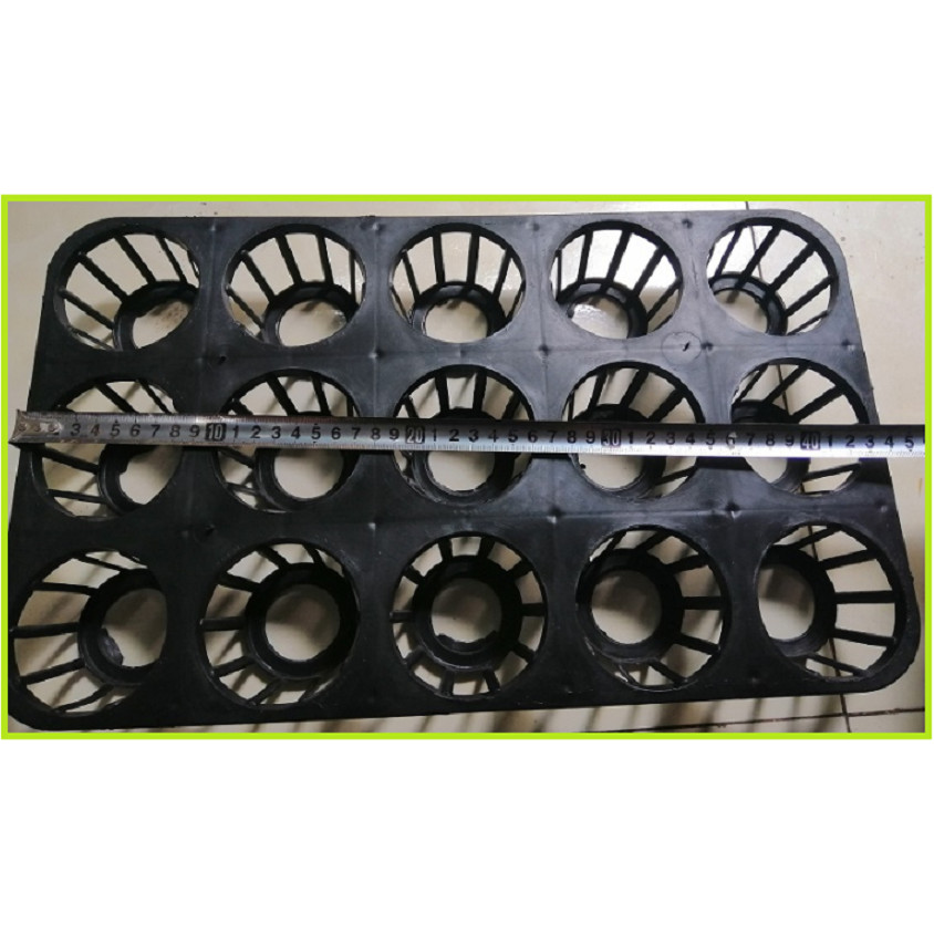 3 KHAY NHỰA CỨNG 15 LỖ TRỒNG RAU ƯƠM MẦM