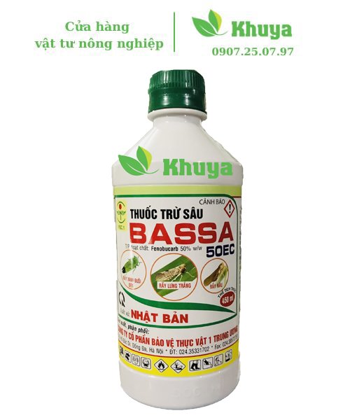 Thuốc trừ sâu Bassa 50EC 450ml Trừ  Rầy - Rệp