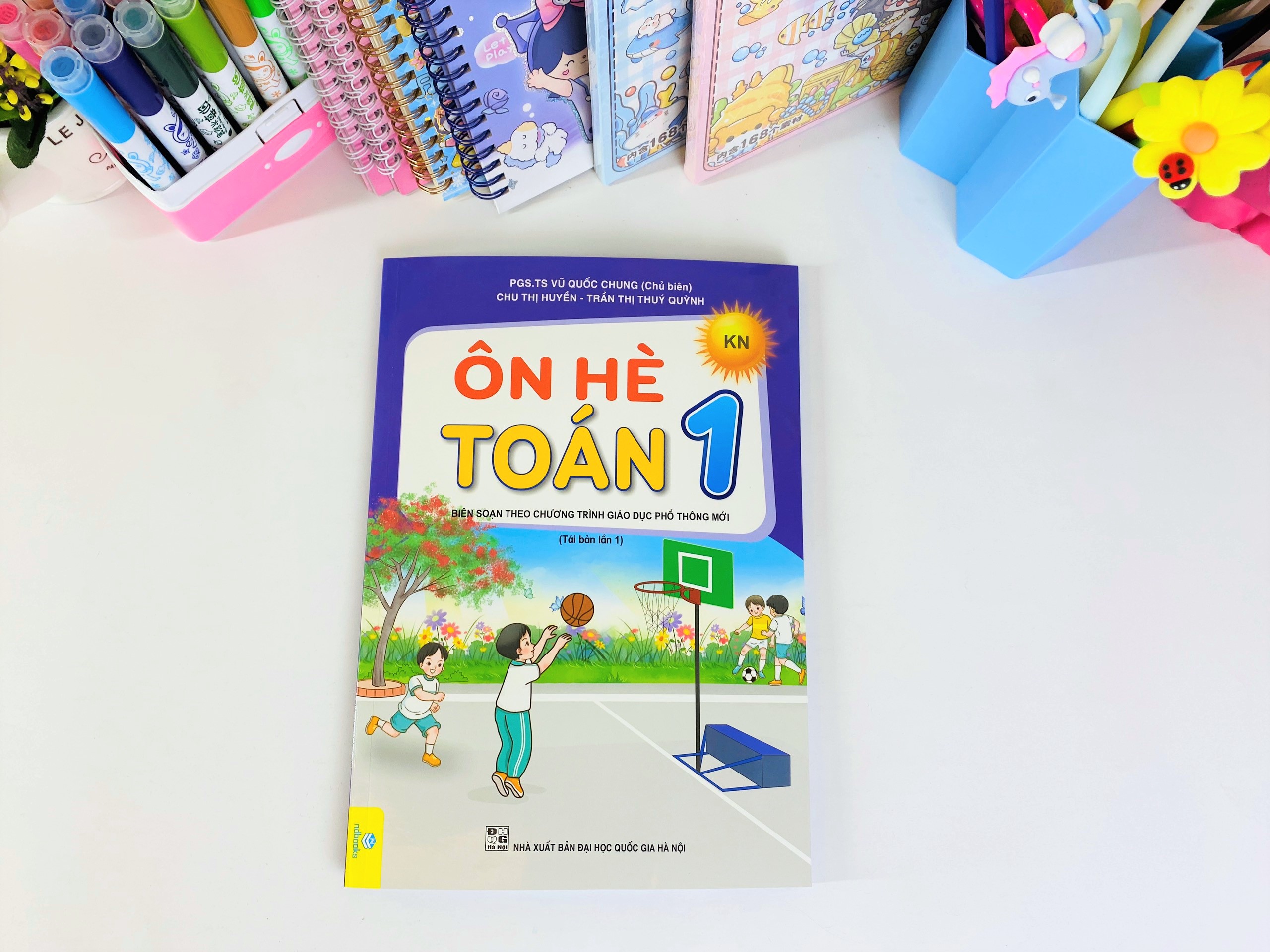 Sách - Bộ 2 cuốn Ôn Hè Toán + Tiếng Việt 1 Kết Nối - ndbooks