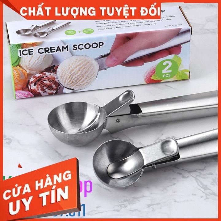 Muỗng Múc Kem Viên Bằng Inox Không Gỉ