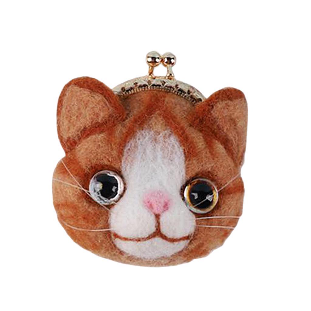 Needle Felting Kit, Wallet Material Kit Embroidery Bag Sewing Crafts DIY