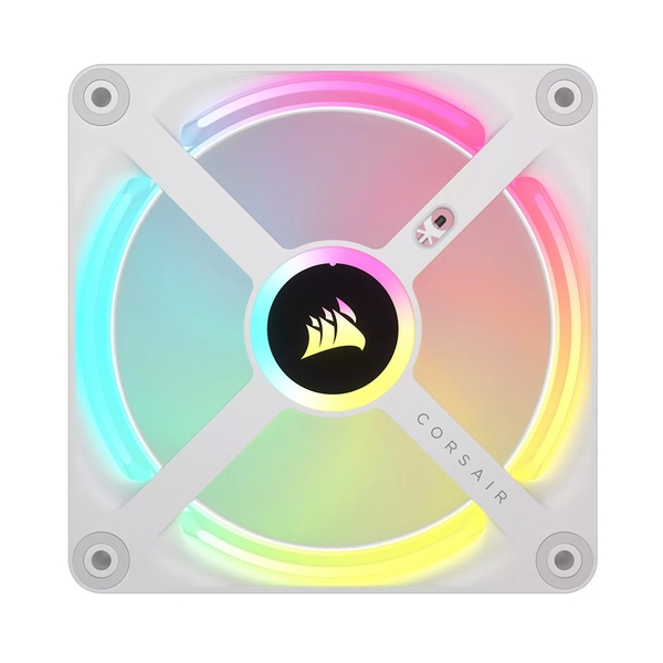 Hình ảnh Quạt máy tính Corsair iCUE LINK QX140 RGB WHITE, Magnetic Dome RGB Fan - Hàng Chính Hãng