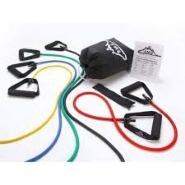 Dây Tập Gym Tại Nhà Kháng Lực Kéo Đàn Hồi Cao Cấp Ngũ Sắc