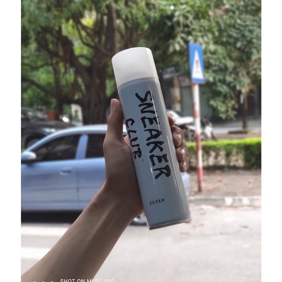 Chai xịt bọt tuyết làm sạch giày SNEAKER CLUB 300ml - Chai xịt bọt làm sạch chuyên cho giày Sneaker