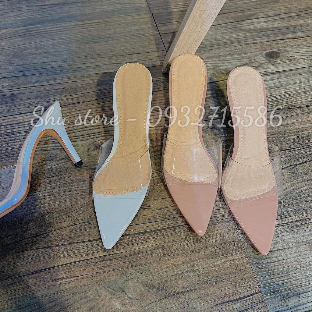 GUỐC MICA MŨI NHỌN SHU STORE - GUỐC NỮ THỜI TRANG KIỂU MỚI