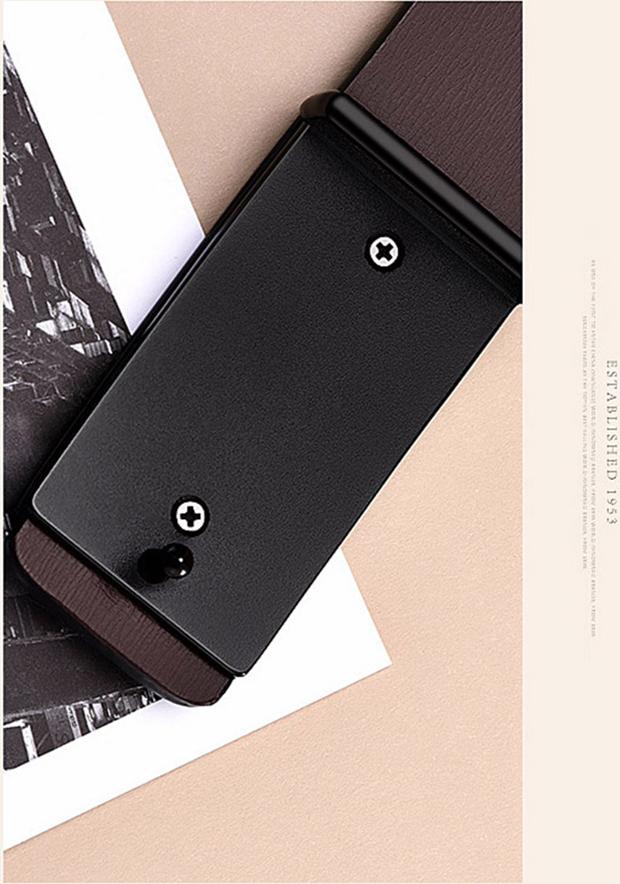 Thắt lưng nam + kèm đục lỗ và hộp đựng