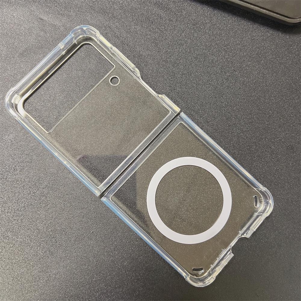 Ốp Lưng Chống Sốc Hỗ Trợ Sạc Nhanh Cho Samsung Galaxy Z FOLD 4 / Z FLIP 4 / Z FOLD 3 / Z FLIP 3 Trong Suốt