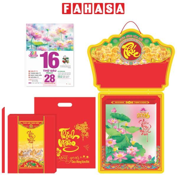 Lịch Bloc Siêu Đại - Sen Việt - Bảng Treo Metalize - 20 x 30 cm - TĐ23